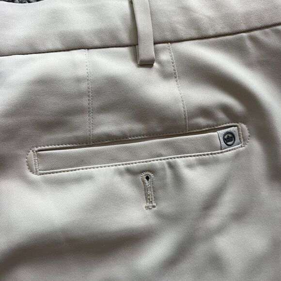Peter Millar Salem Performance Shorts High Drape Perf Stone Golf Mens 40 9” - Picture 4 of 8